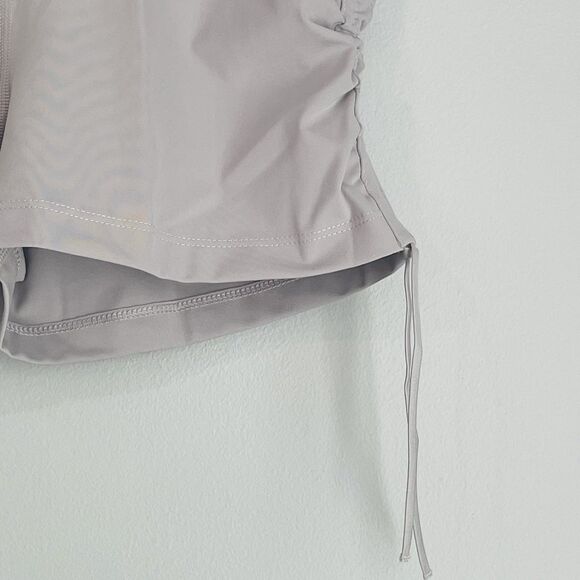 NEW Nike Pro Tight Fit Shorts Medium 2.5" Training Run Gray Dri Fit Clinching - Picture 8 of 14